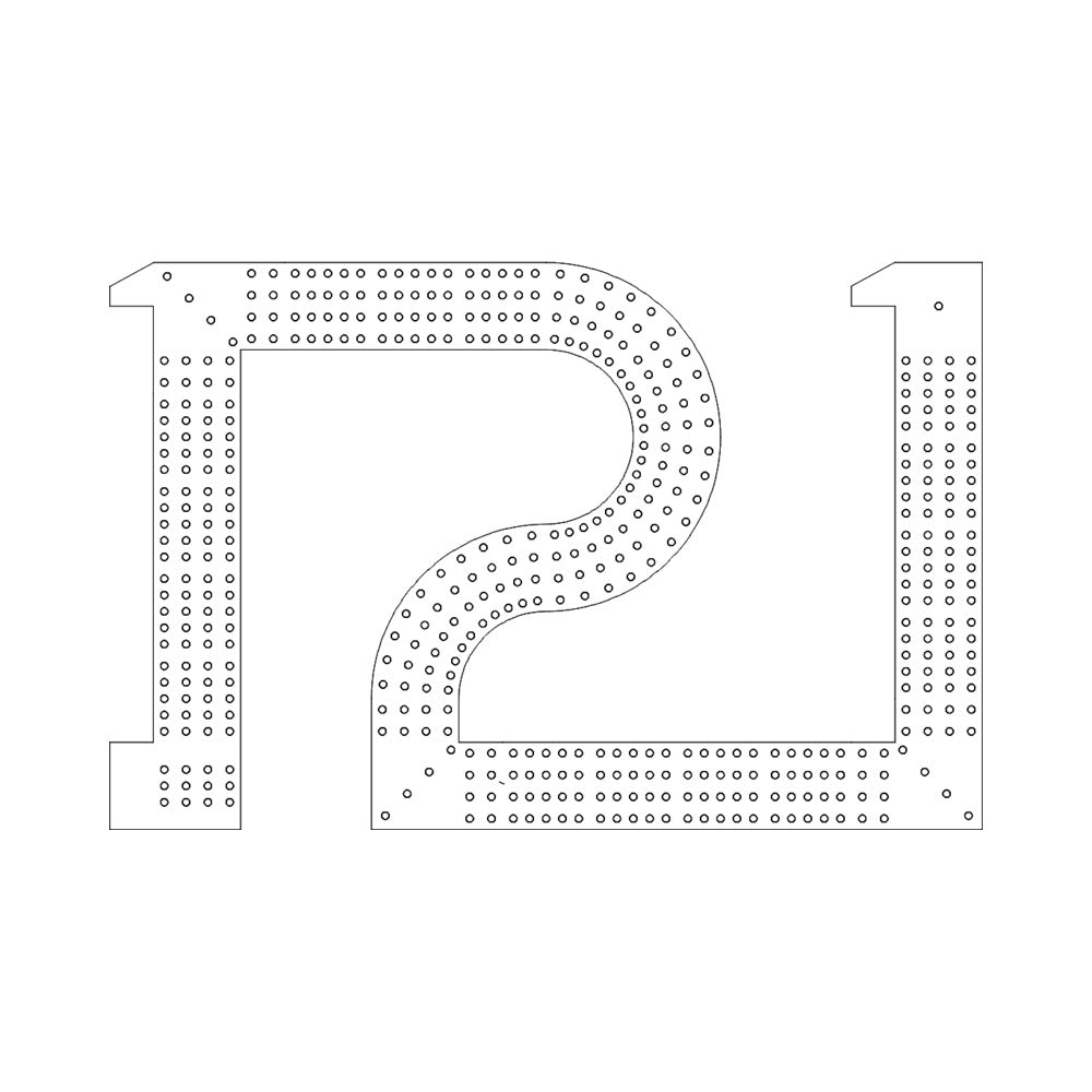 121 Cribbage Board Pattern / Template