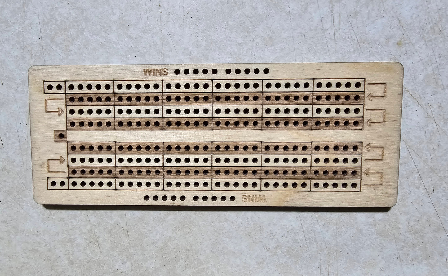 2 Player Pocket Size Cribbage Board Set