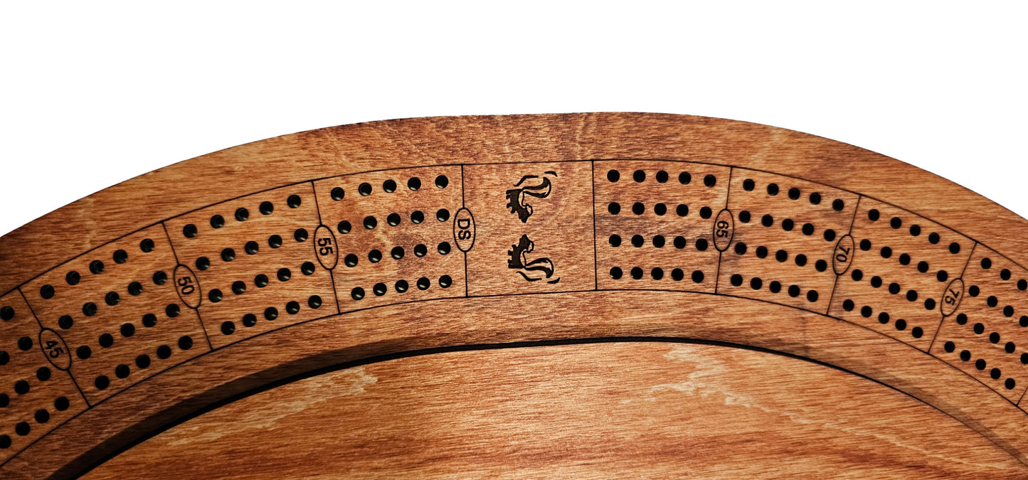 Football Cribbage Board