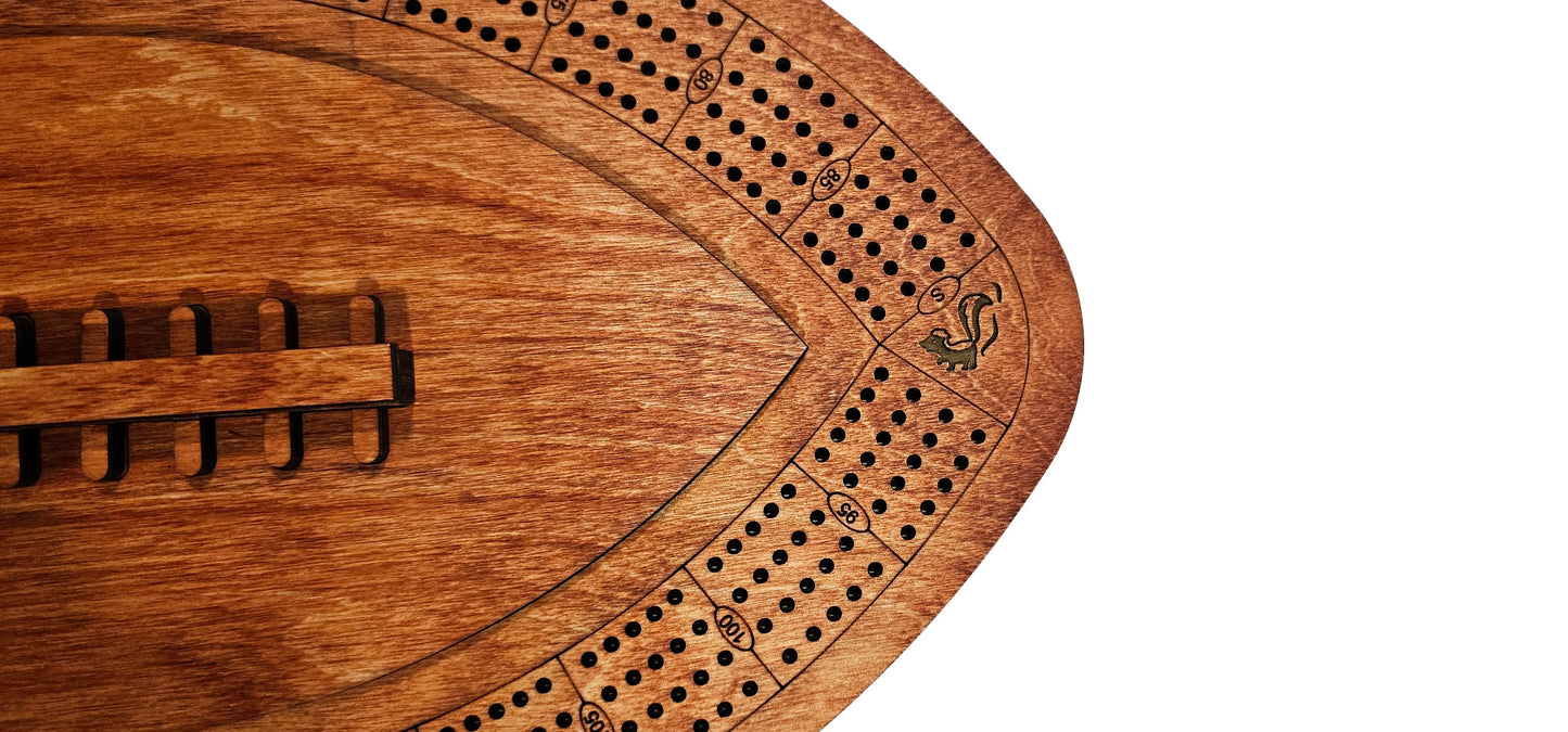 Football Cribbage Board