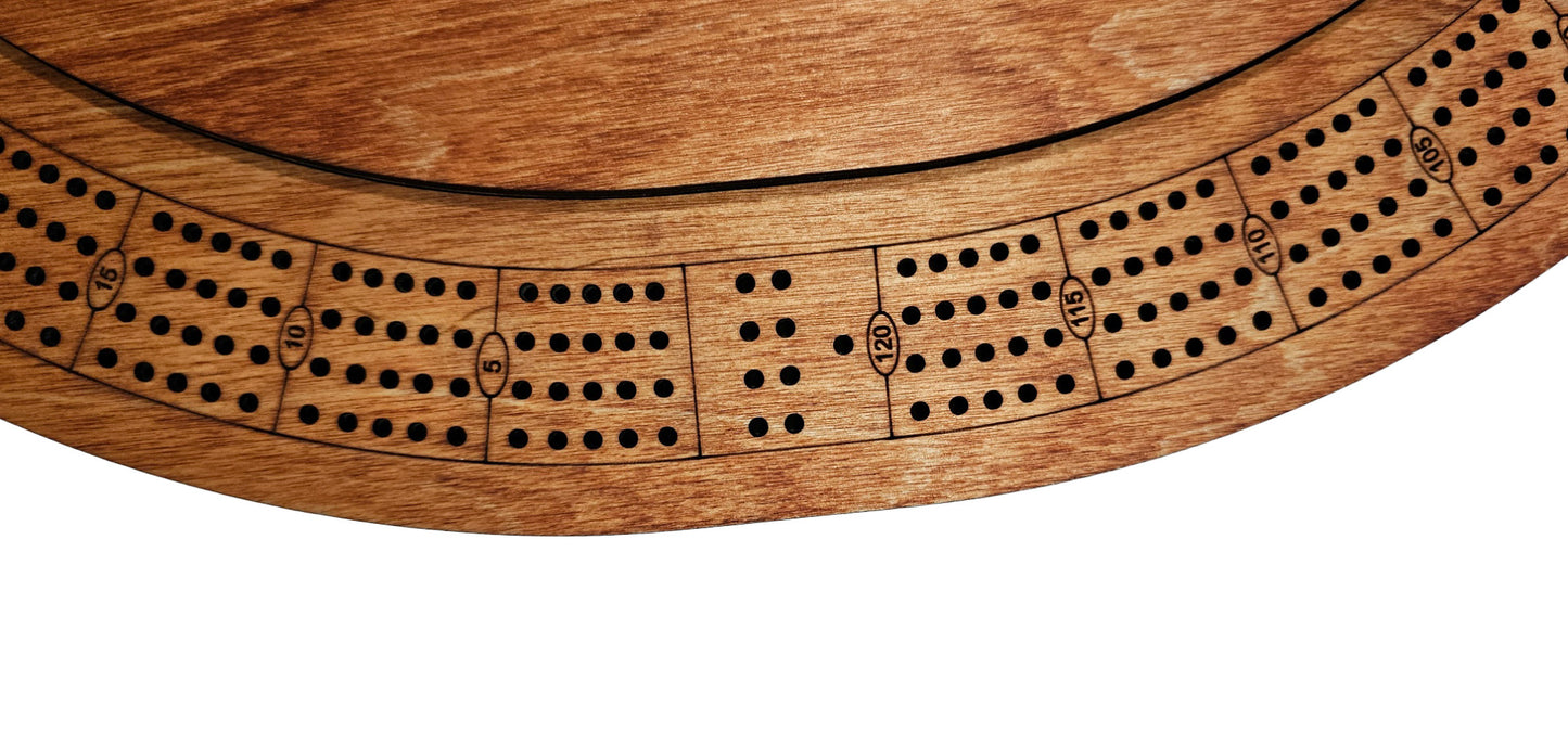 Football Cribbage Board