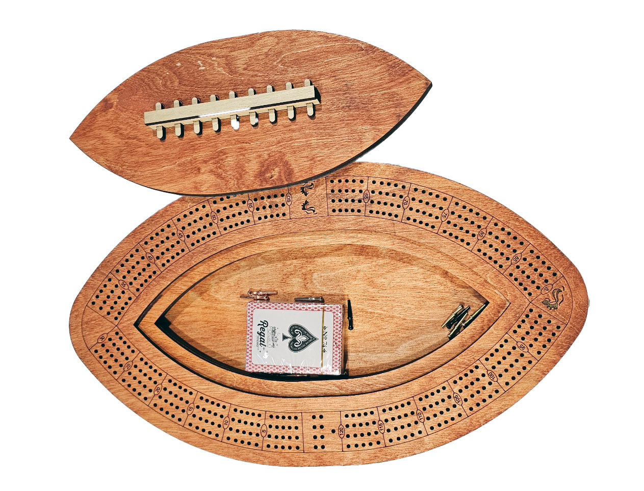 Football Cribbage Board