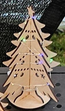 2024 Christmas Tree Custom Cribbage Board