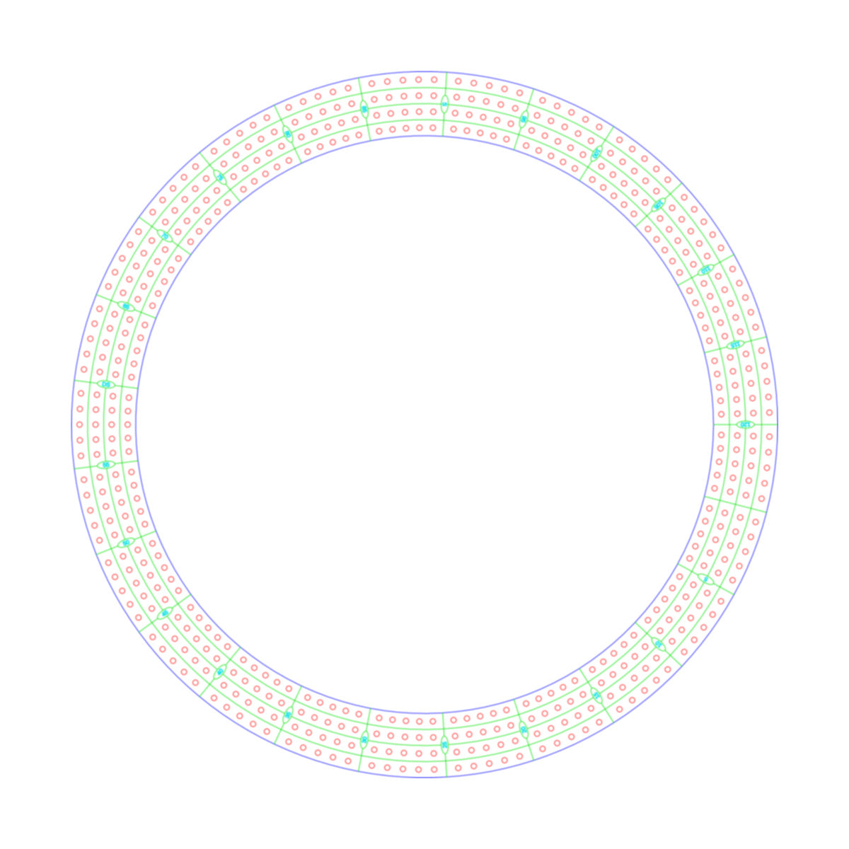 Round / Circle Cribbage Board Pattern / Template