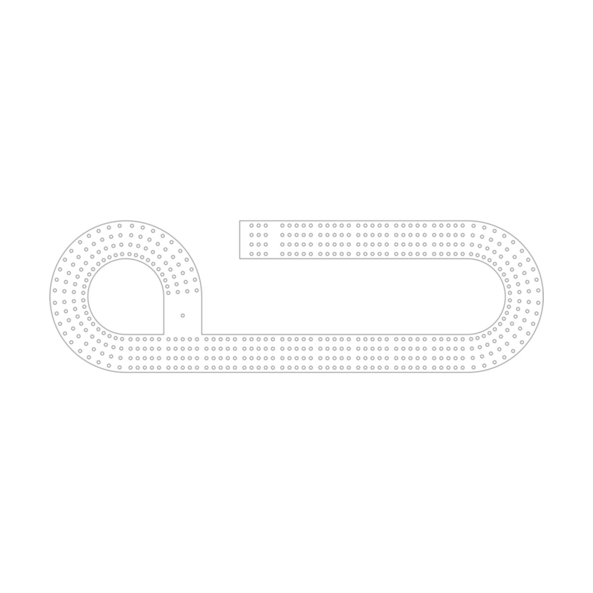 4 Cribbage Board Pattern / Template