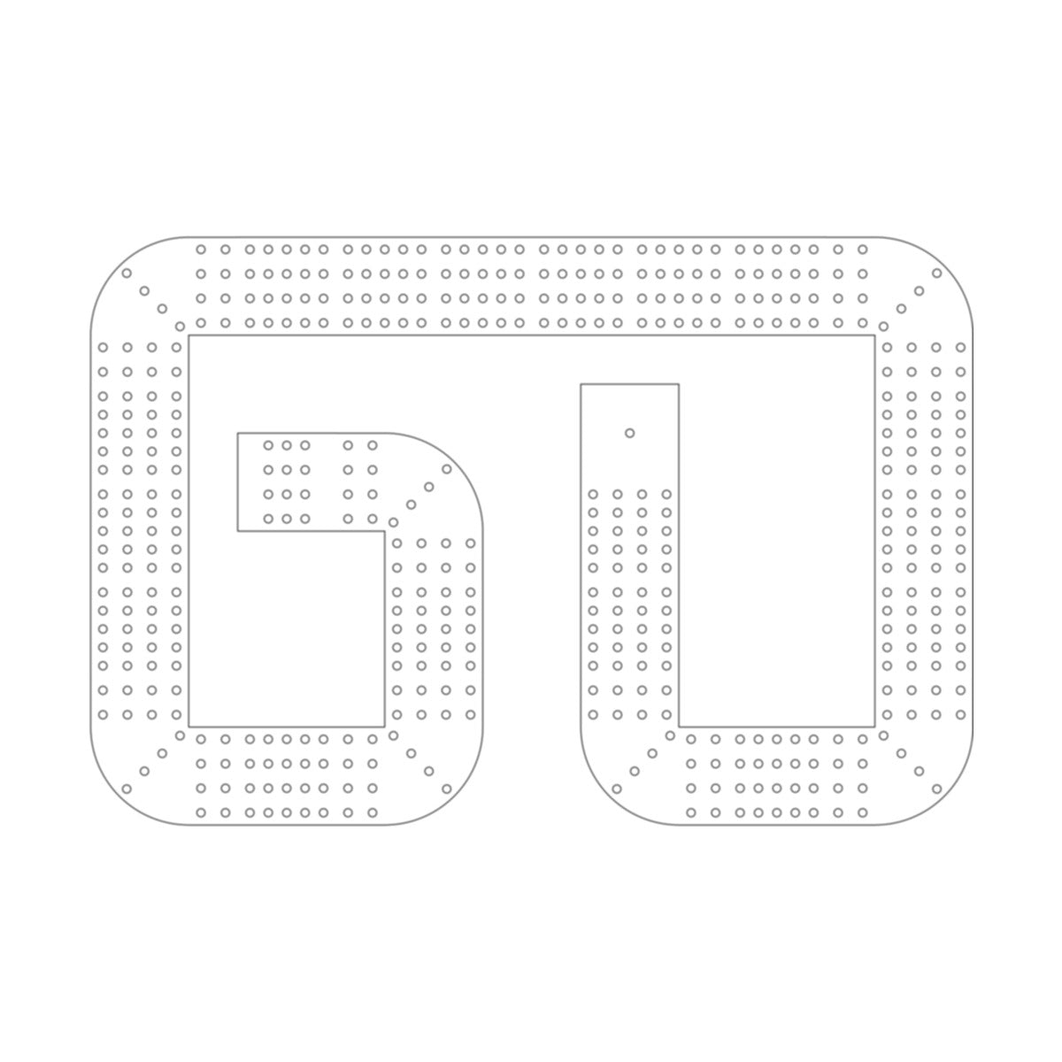 Number 60 Cribbage Board Pattern / Template