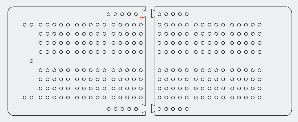 Cribbage Board Template - Large Pocket Clip Together Pattern