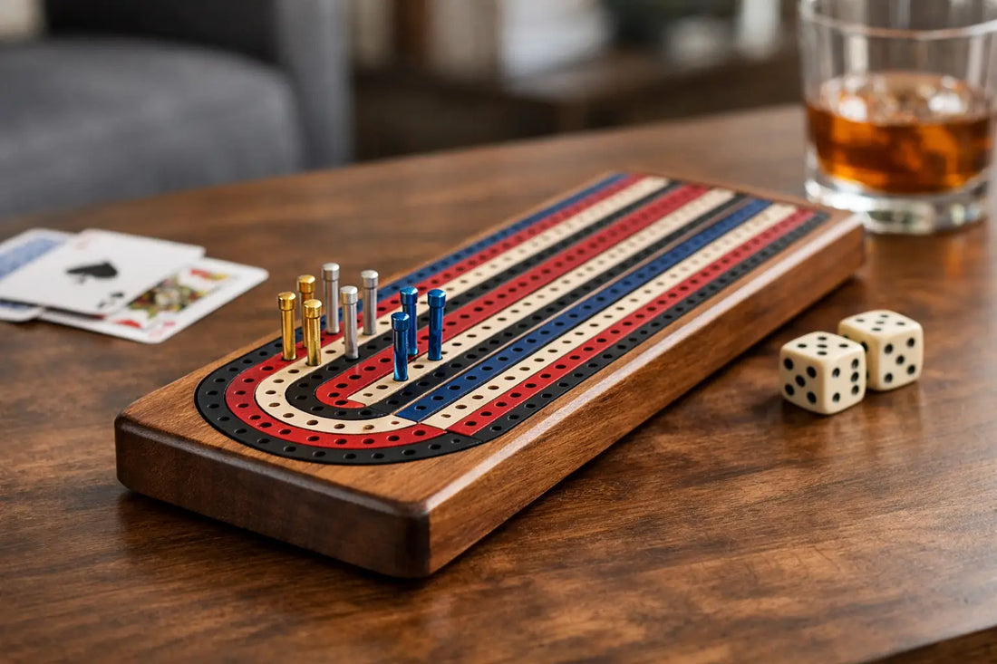 Normal Cribbage Board Why Choose a 4 Track Cribbage Board? – Custom Crib Boards