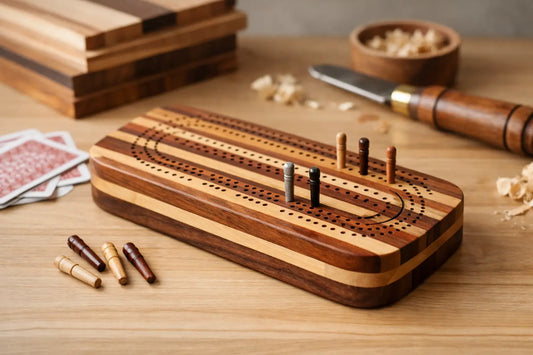 Layered Wood Board Project Ideas for Cribbage
