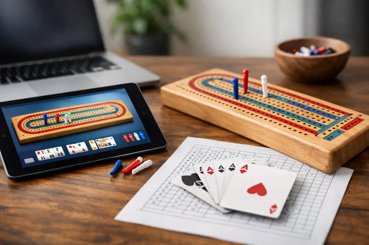 Digital Versus Paper Cribbage Templates Compared