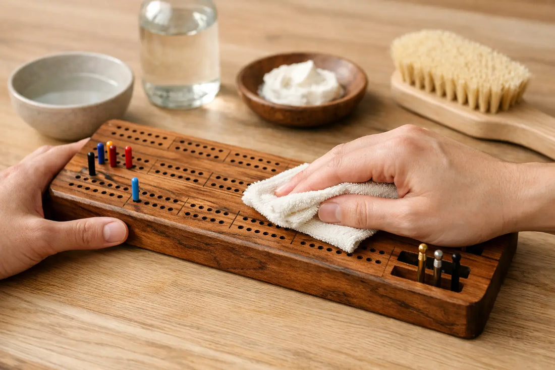 How to Clean Wooden Cribbage Boards Right
