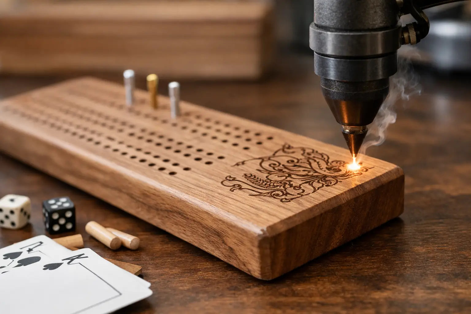 Can You Engrave Cribbage Boards? – Custom Crib Boards