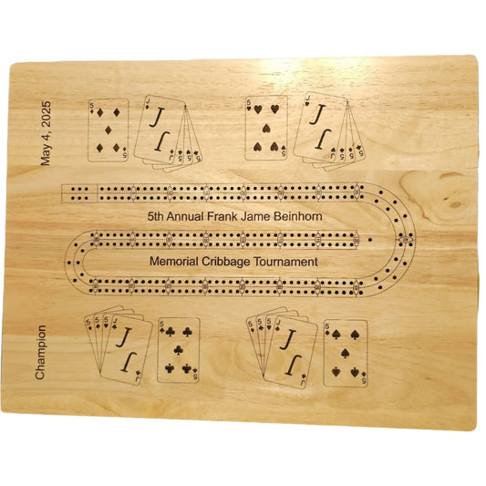 Why a Personalized Cribbage Board Wins