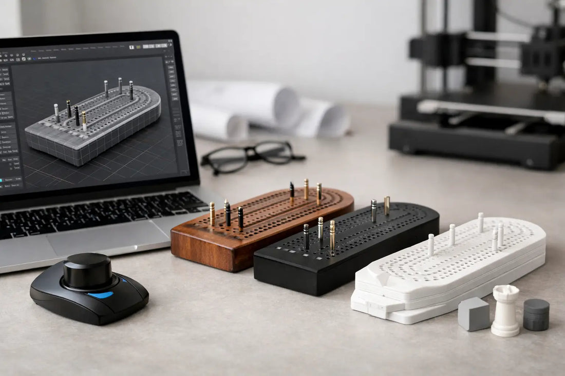 Cribbage Board Model How to Pick a Cribbage Board 3D Model – Custom Crib Boards