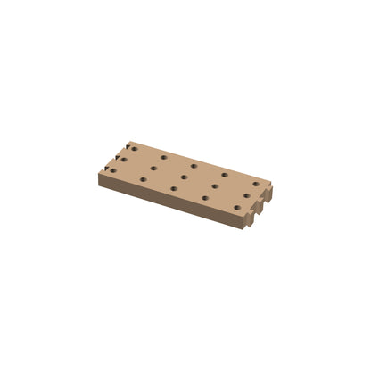 Rectangle Cribbage Puzzle Piece