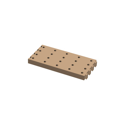 Rectangle Cribbage Puzzle Piece