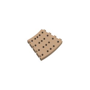 Circle 22.5° Cribbage Puzzle Piece