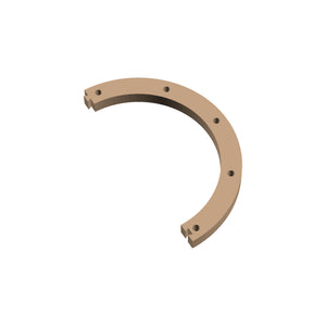 Circle 180° Cribbage Puzzle Piece