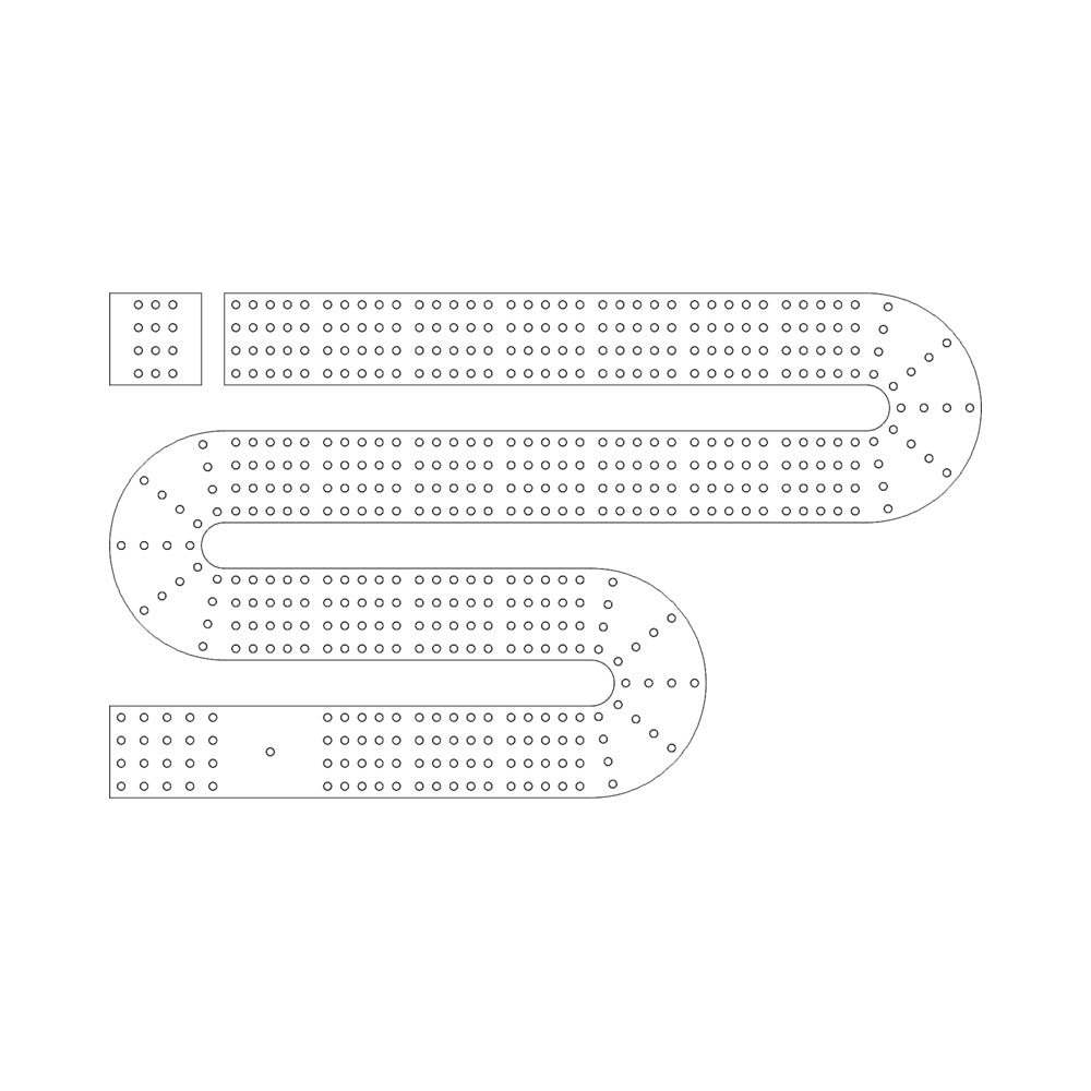 Cribbage Patterns Cribbage Board Templates – Custom Crib Boards