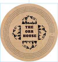 15" Circle with 4 Animals in Forest