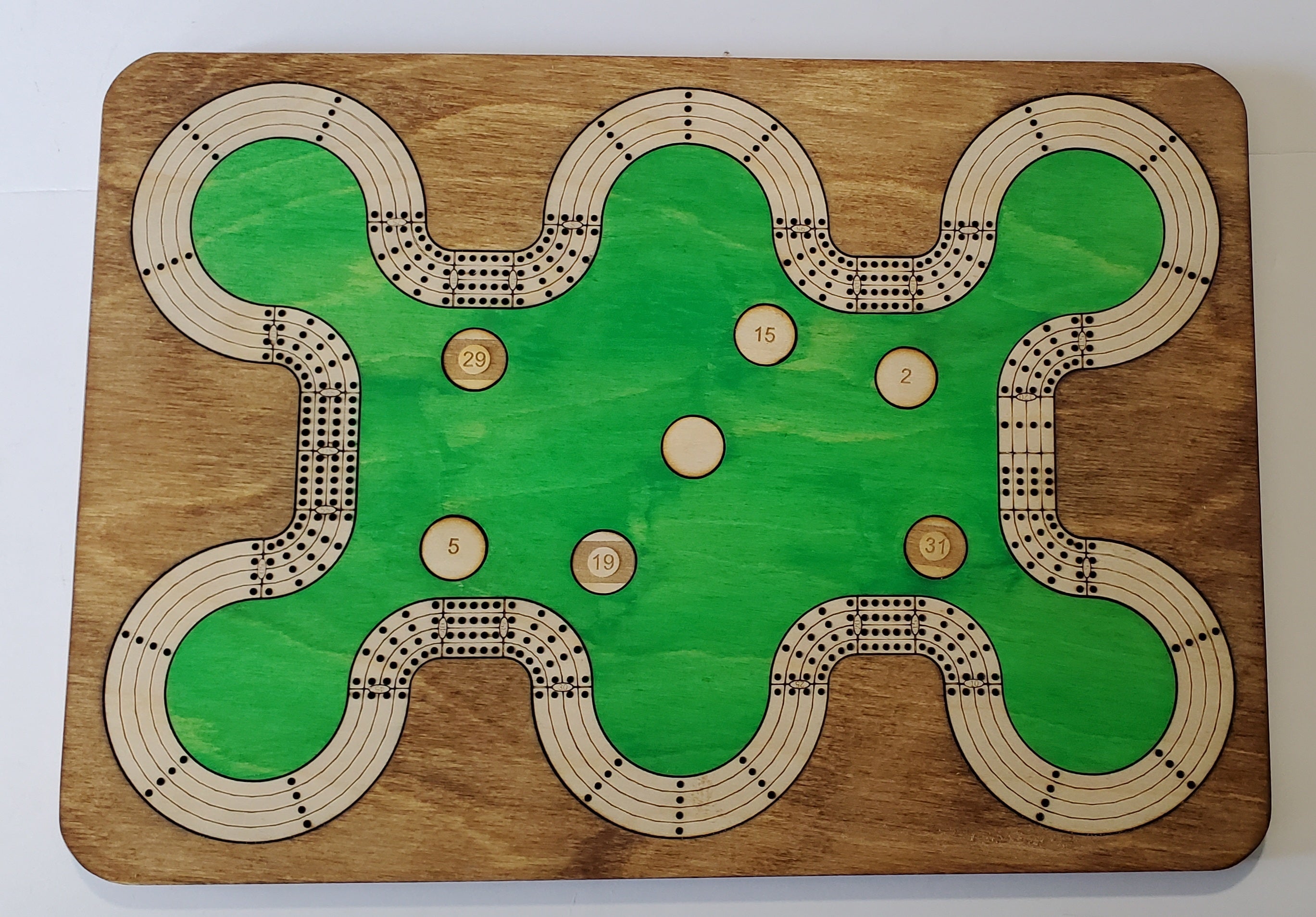 Pool Table Cribbage Board – Custom Crib Boards