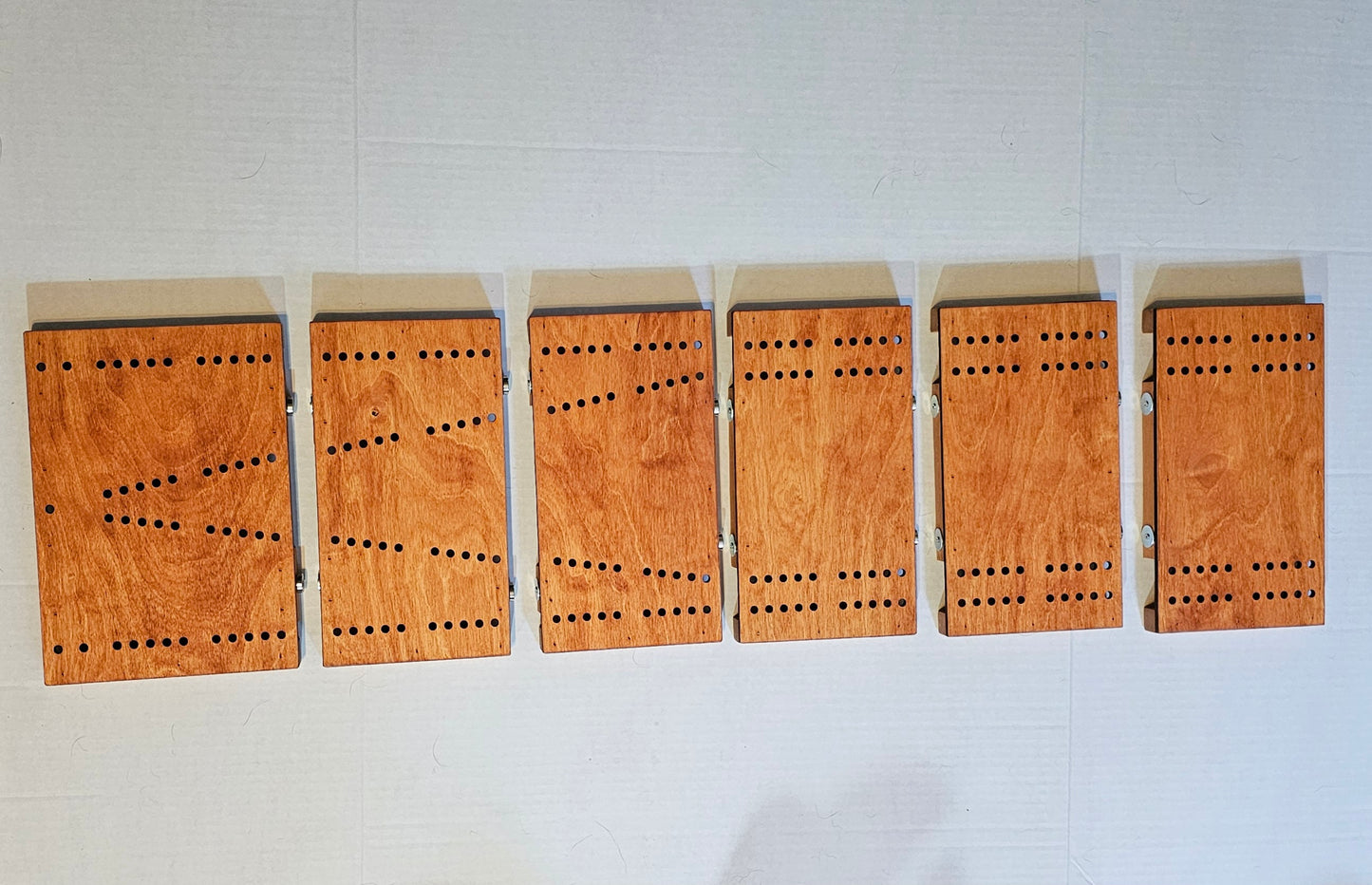 Sectional Tournament Style Cribbage Board