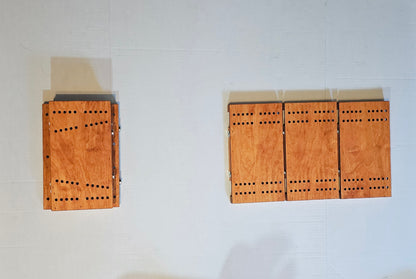 Sectional Tournament Style Cribbage Board