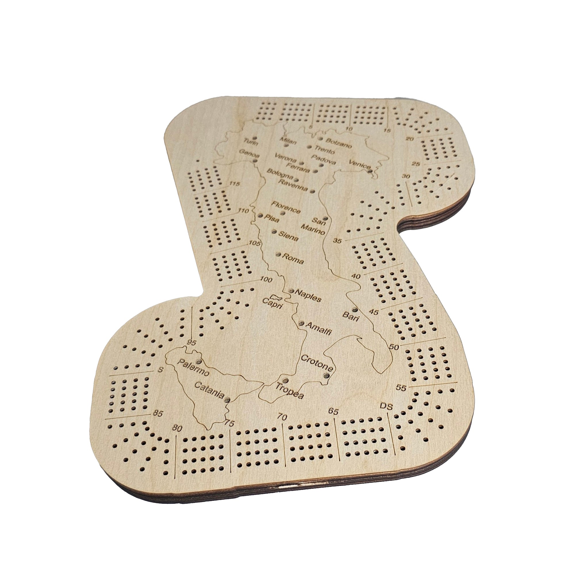 Italy Cribbage Board – Custom Crib Boards