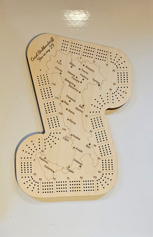 Italy Cribbage Board