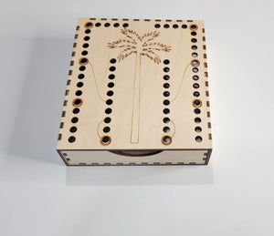 laser engraved cut hounds and jackals board game