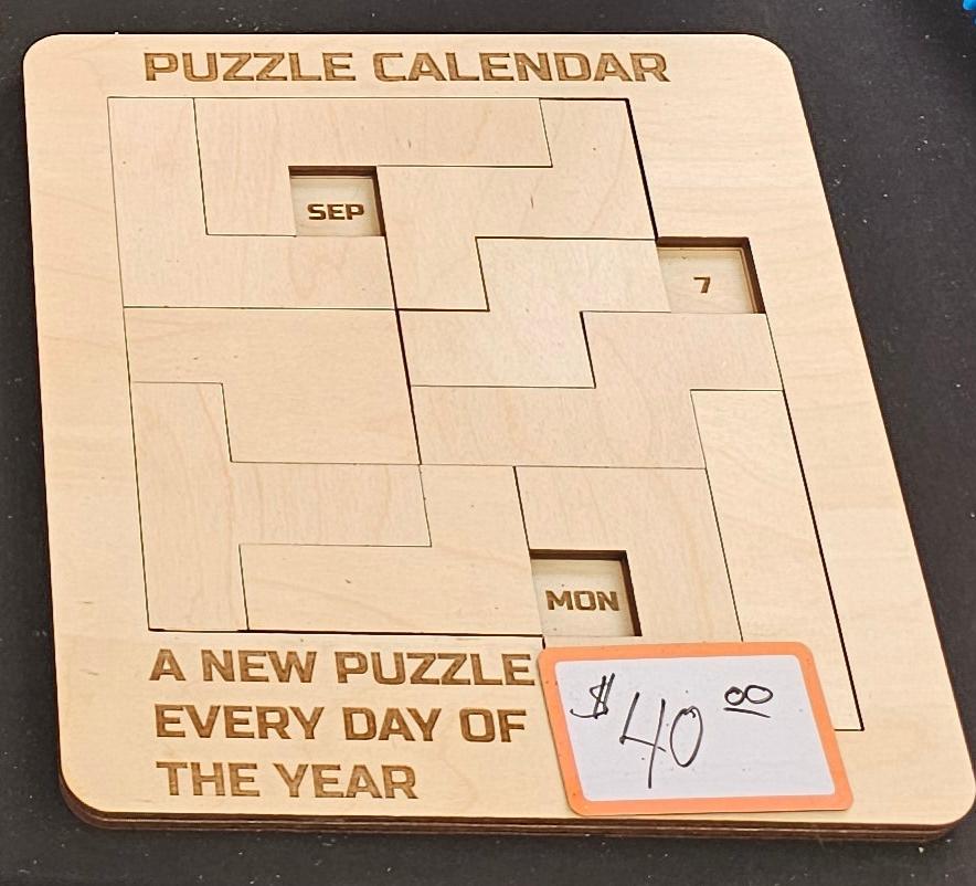 Daily Calendar Puzzle