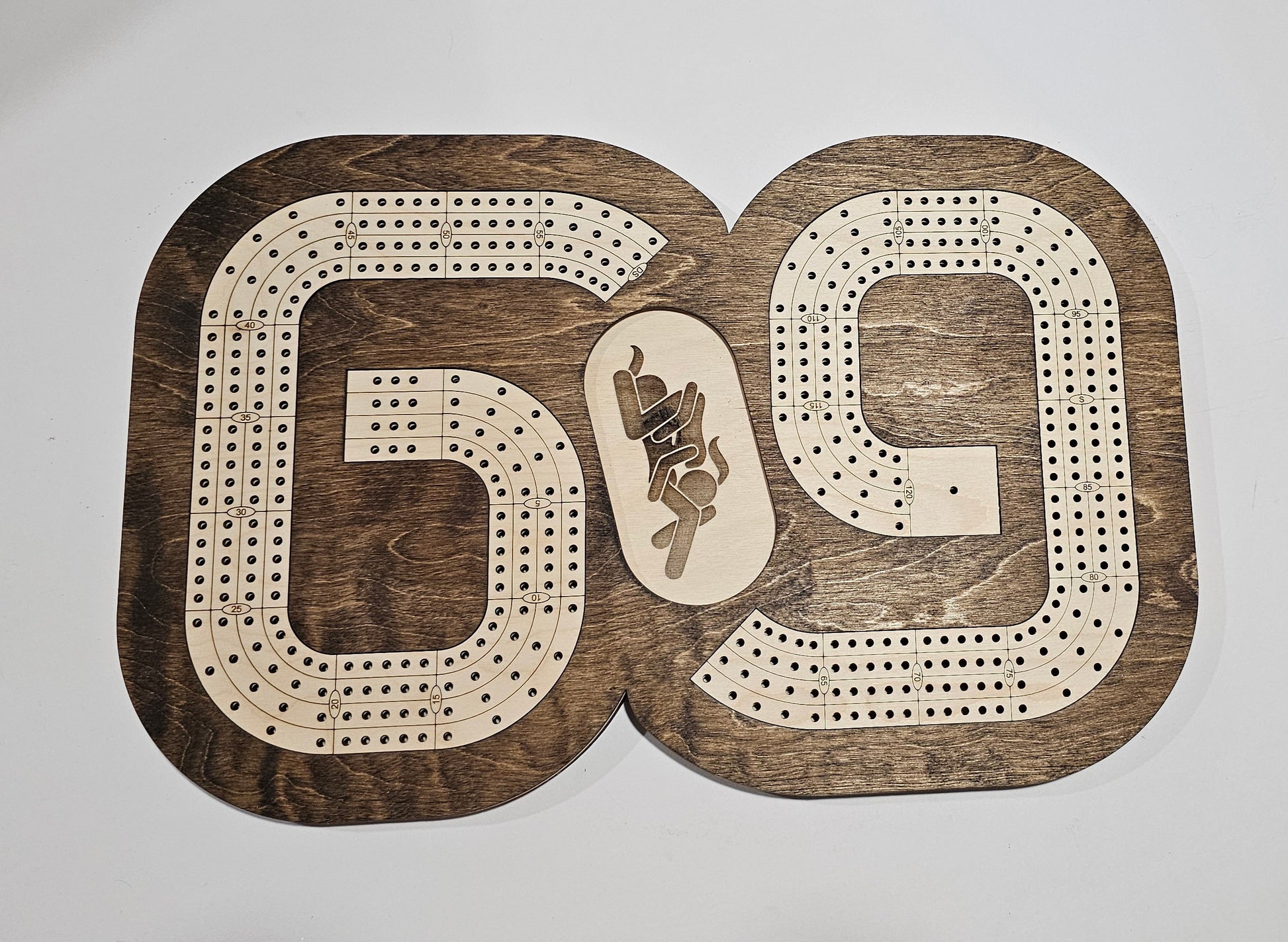 69 cribbage board without peg storage