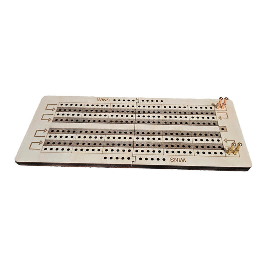 Interlocking Pocket / Travel Cribbage Board