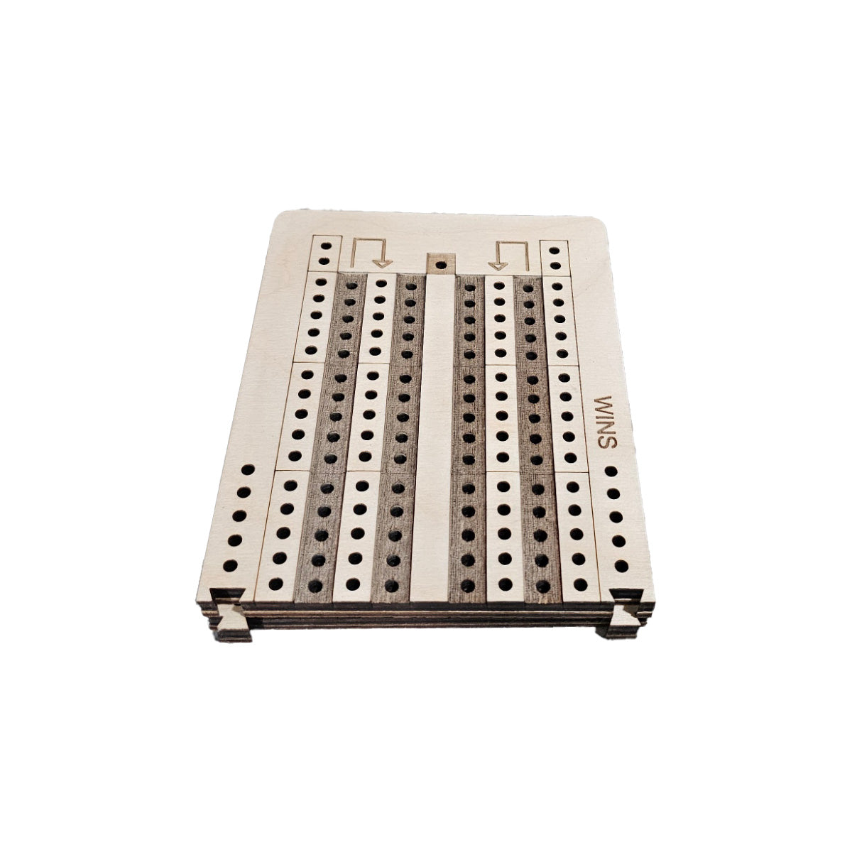 Interlocking Pocket / Travel Cribbage Board