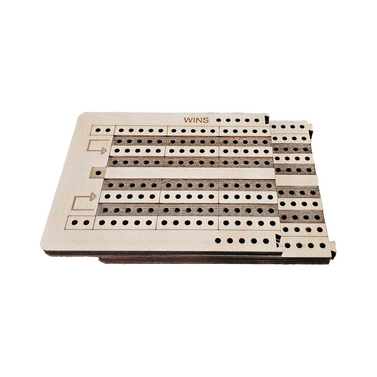 Interlocking Pocket / Travel Cribbage Board