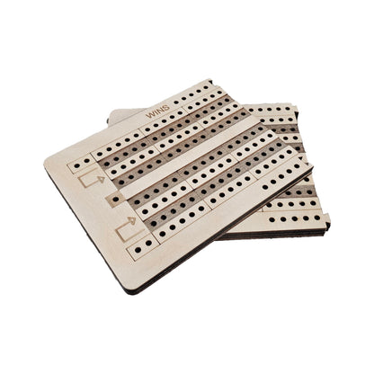 Interlocking Pocket / Travel Cribbage Board