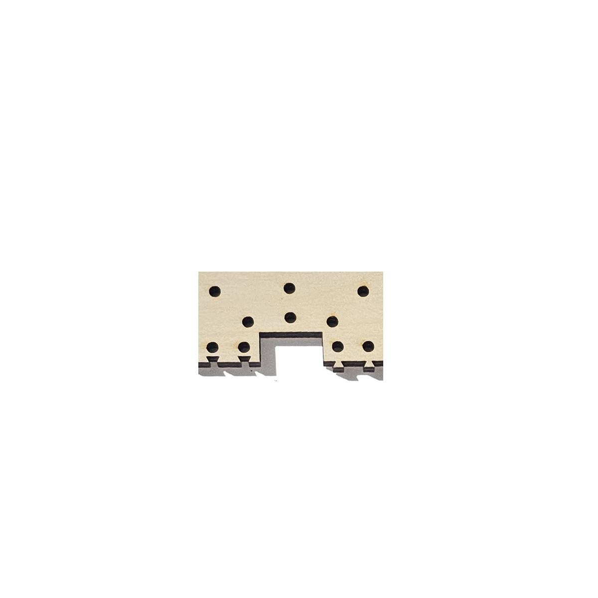 cribbage puzzle piece half square