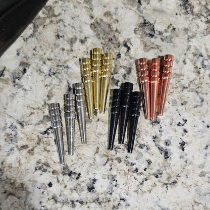 3/16" Large Tapered Metal Cribbage Pegs Set of 12