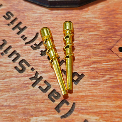 1/8" Spiral Tapered Metal Cribbage Pegs