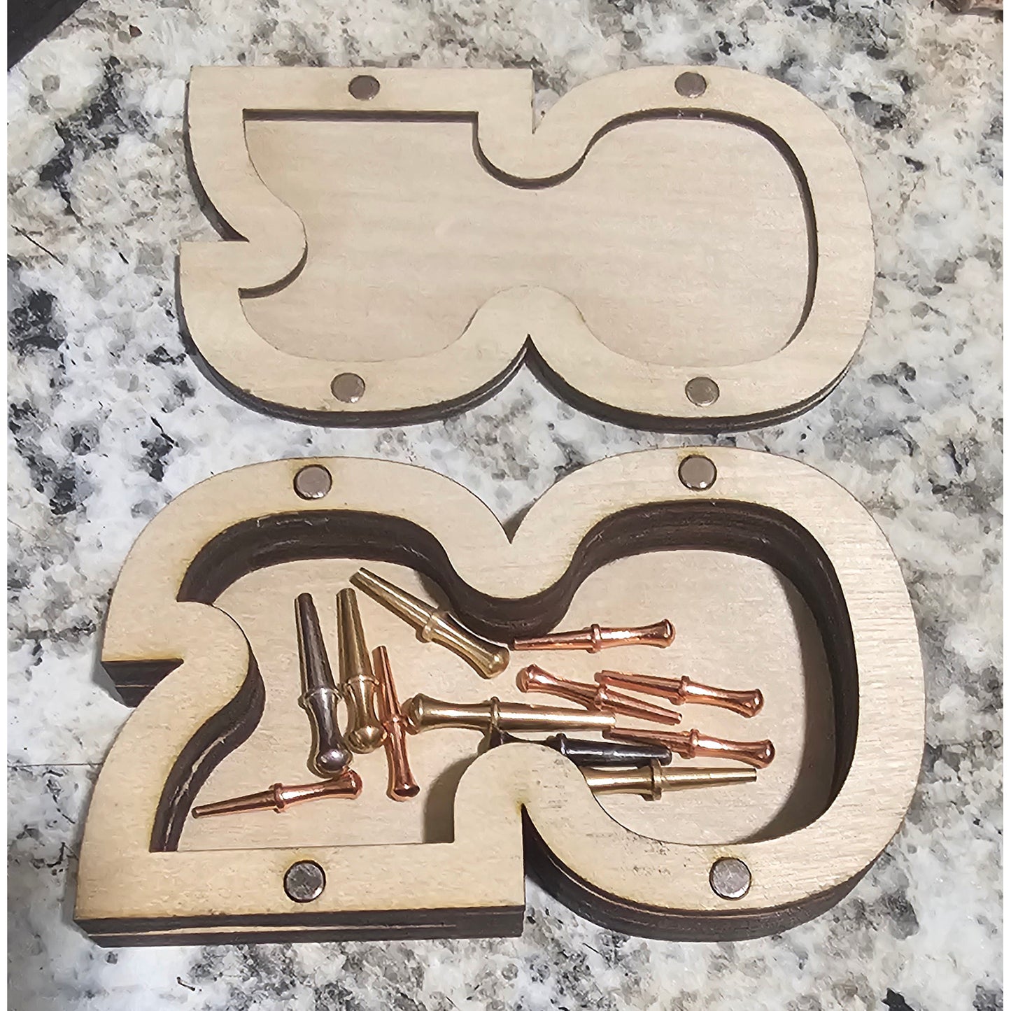 Cribbage Peg Storage Container