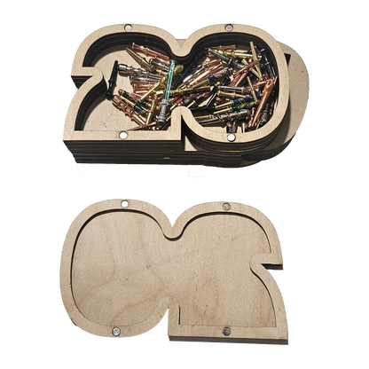 Large Cribbage Peg and Card Storage Container