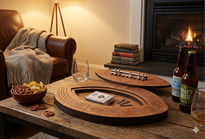 Football Cribbage Board