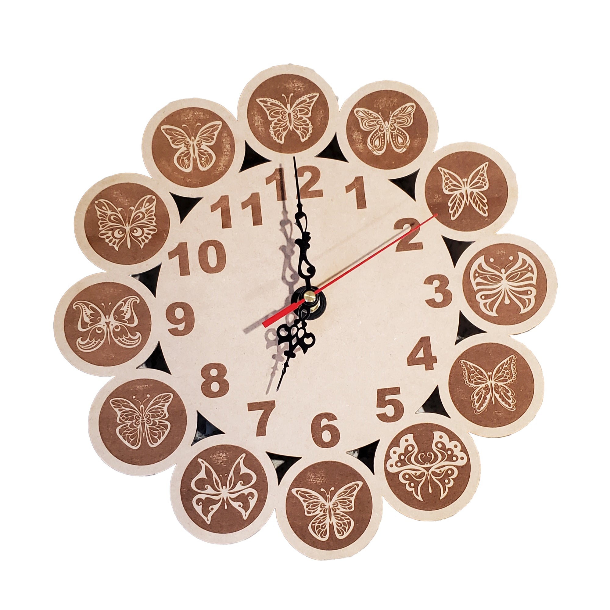 Butterfly Clock – Custom Crib Boards