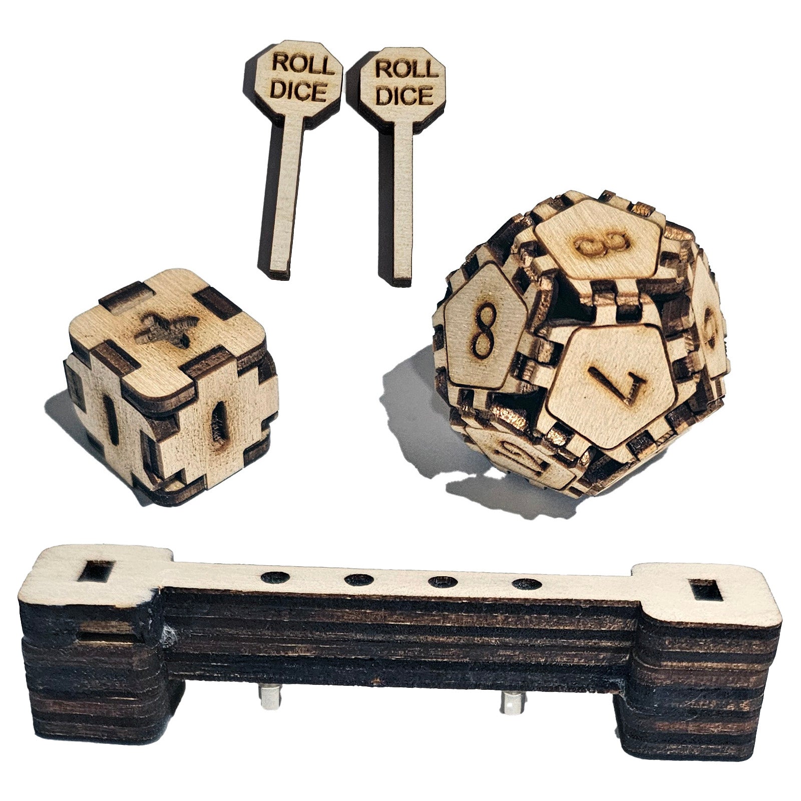 Cribbage Puzzle Piece dice