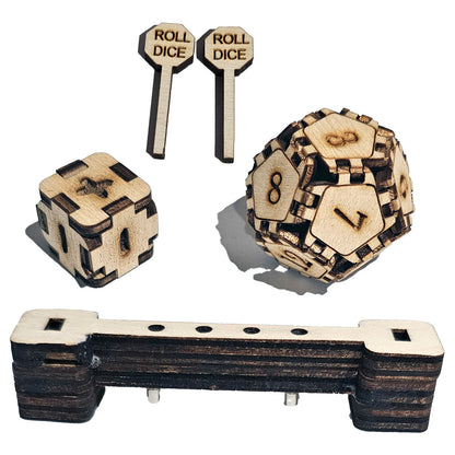 Cribbage Puzzle Piece dice