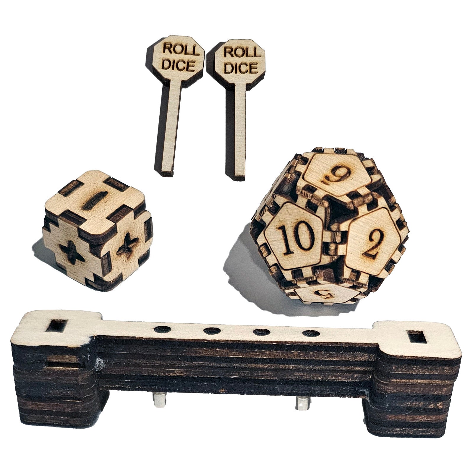 Cribbage Puzzle Piece dice