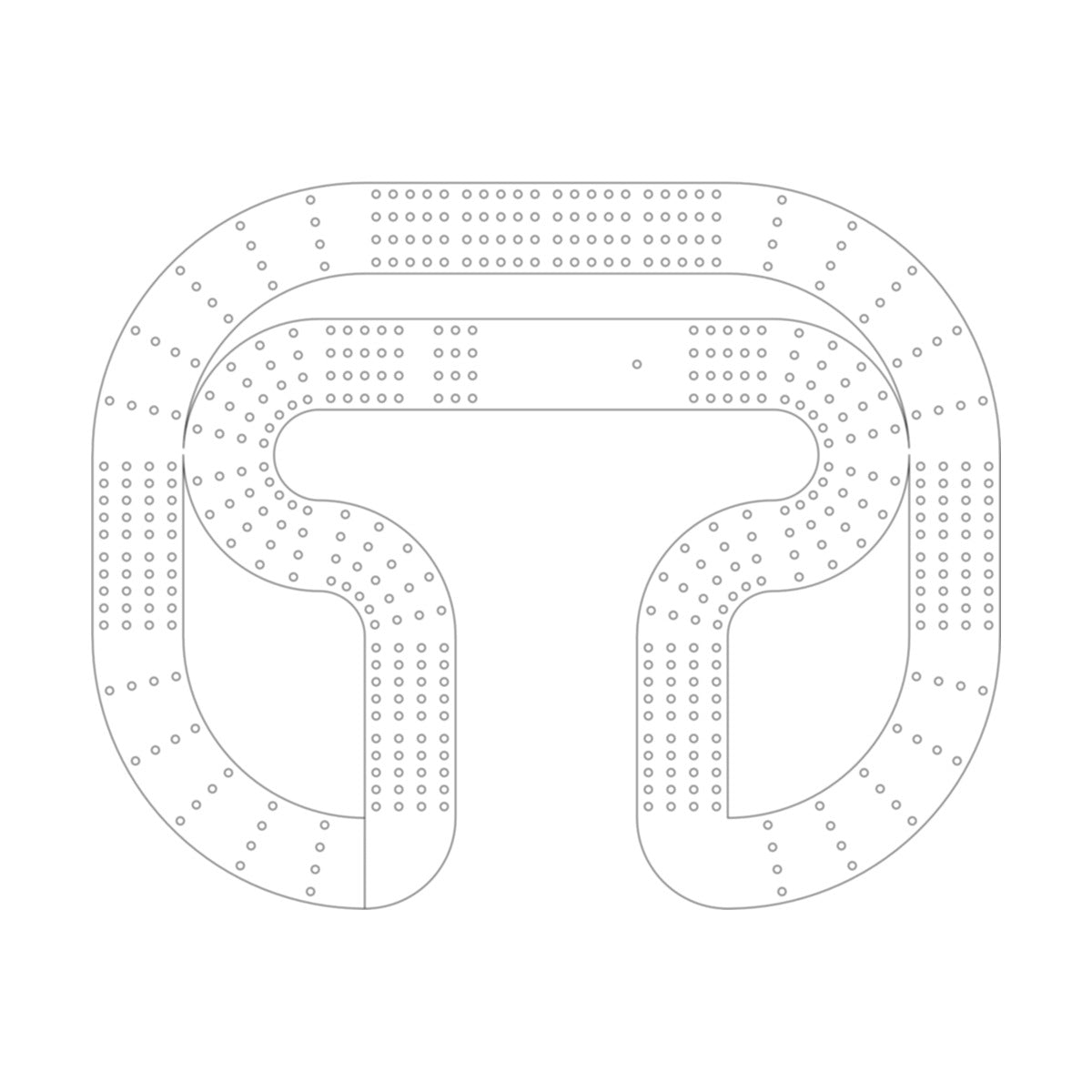 Cresent Cribbage Board Pattern / Template