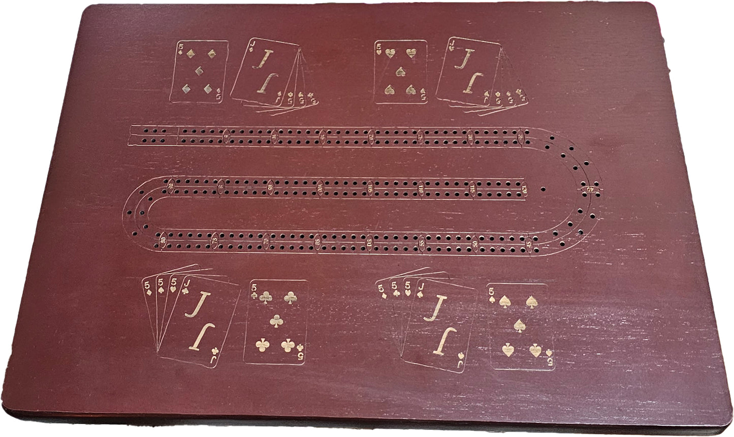 TV Tray Cribbage Board