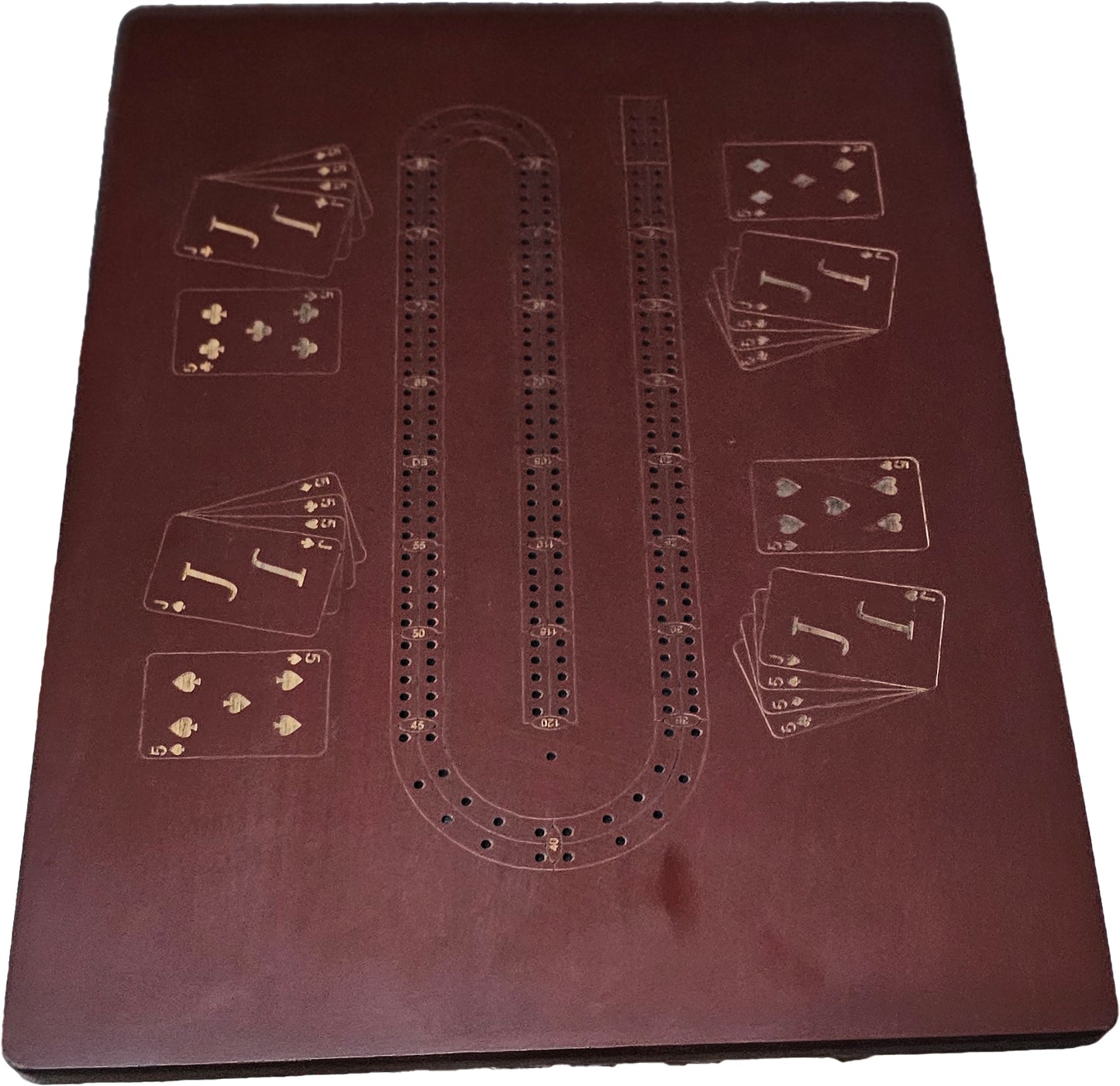 TV Tray Cribbage Board