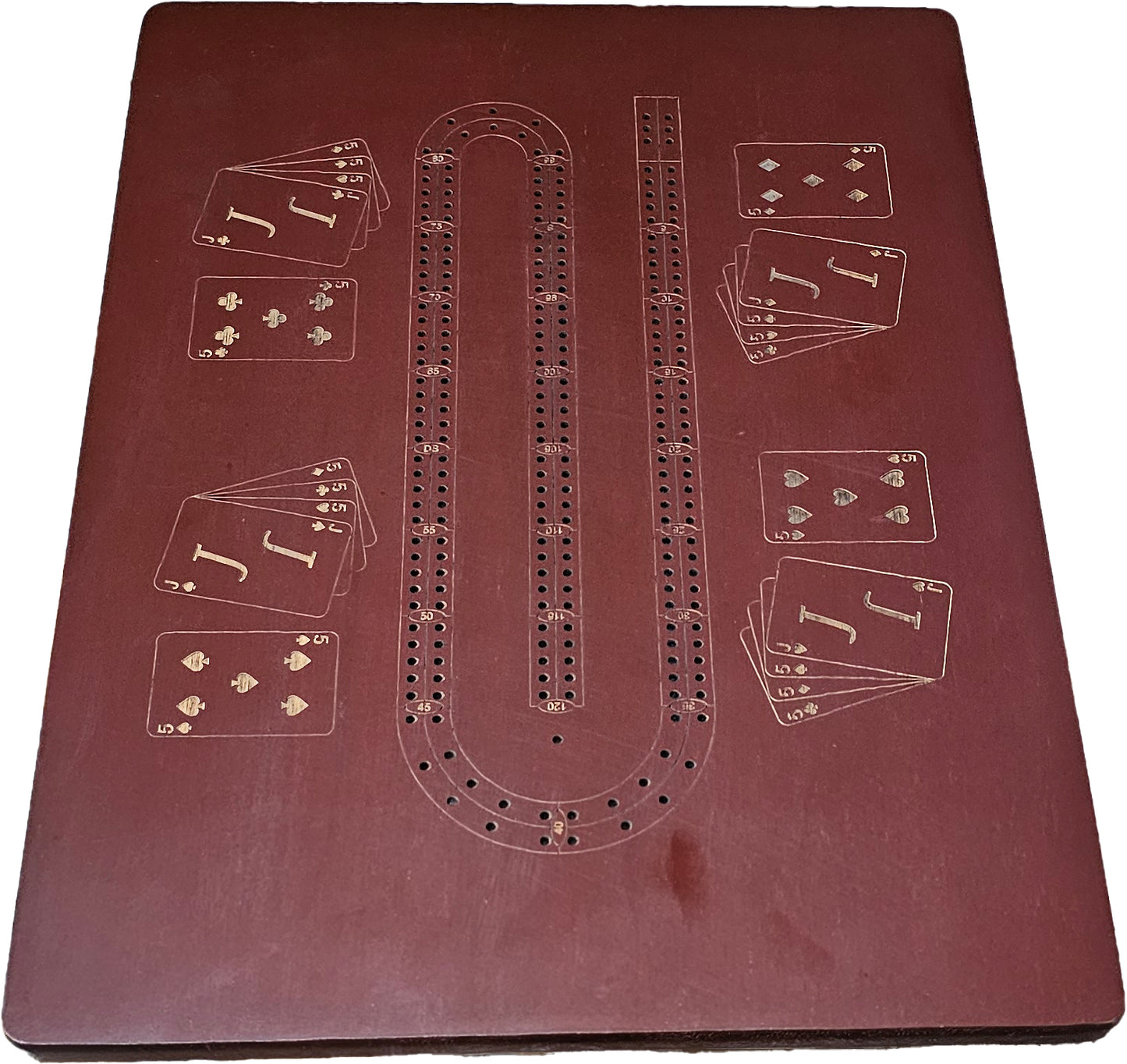 TV Tray Cribbage Board